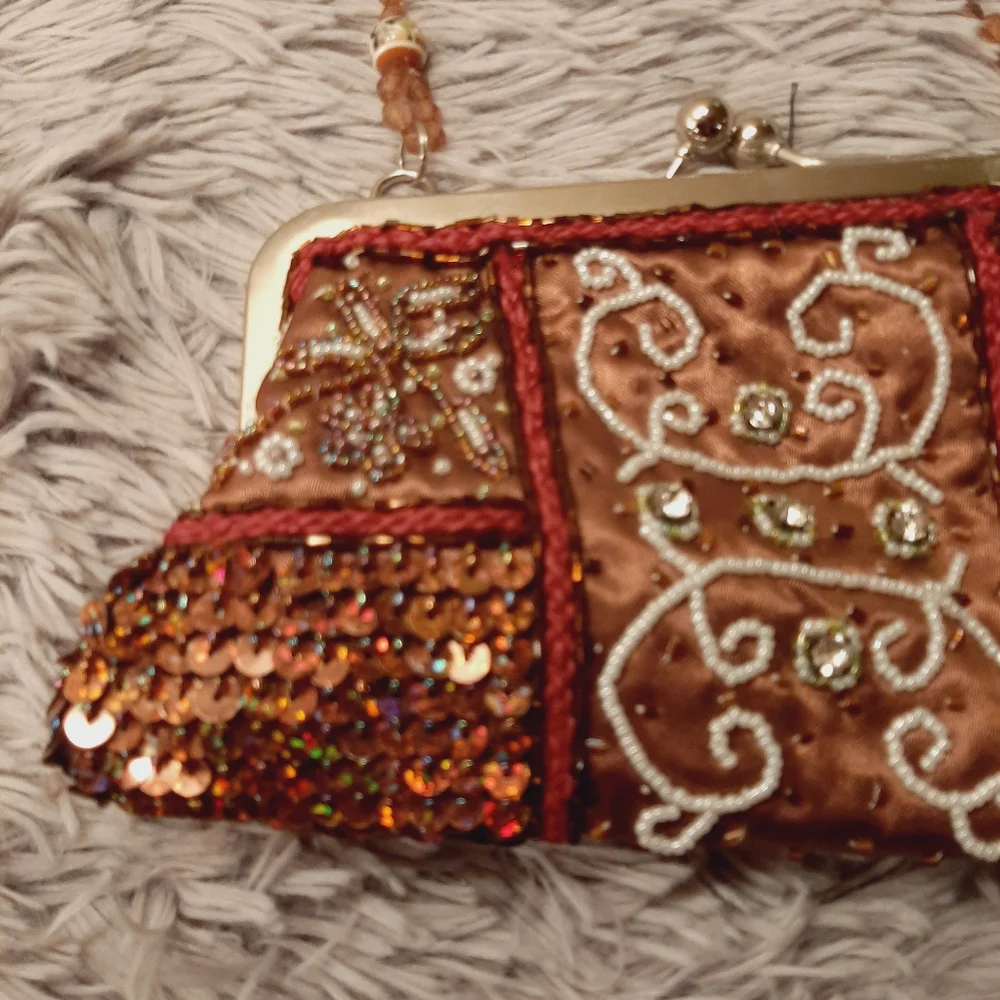 Vintage Beaded Clutch - Picture 7 of 13